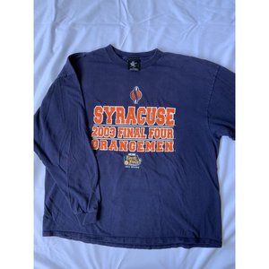 Vintage JA  Blue XXL Syracuse Final Four Long Sleeve T Shirt